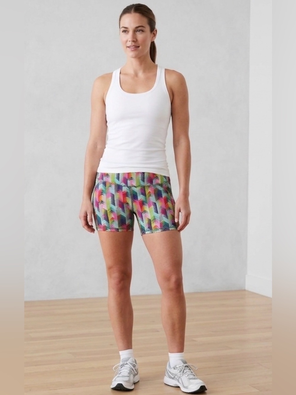 Fabletics PowerHold Moro Biker Short Women's US Size L